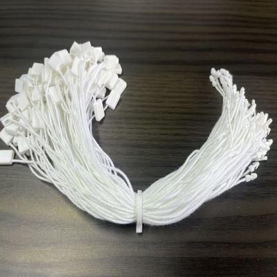 Stringa di fissaggio in nylon bianco, plastica, rettangolare