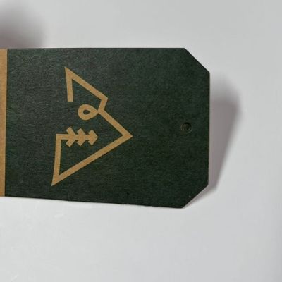 Prezzi di abbigliamento verde fluorescente tag e etichette per borse accessori di abbigliamento