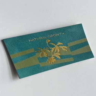 OEM Falsos Cuoio Crochet Etichette Etichette Patch Per Borse Abbigliamento