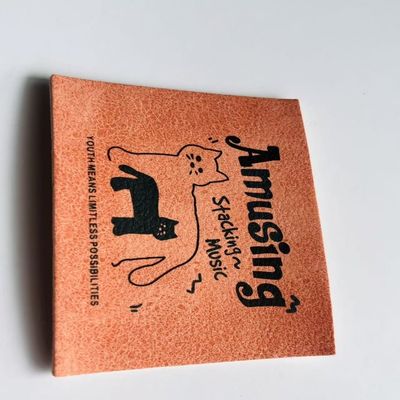 Giubbotti personalizzati Etichetta di pelle Logo di marca rettangolare Per articoli a spillo