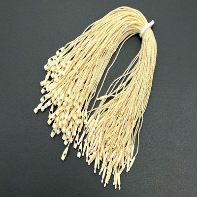Prodotto OEM a sfera intessuto di tessuto di nylon per bloccaggio Tag di fissaggio Beige