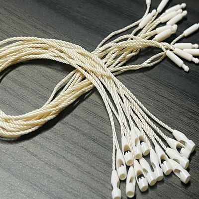 Prodotto OEM a sfera intessuto di tessuto di nylon per bloccaggio Tag di fissaggio Beige
