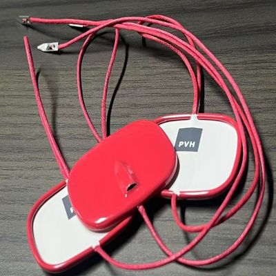 500pcs tag di attacco intrecciato snap lock nylon plastica tag prezzo fissanti
