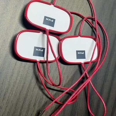500pcs tag di attacco intrecciato snap lock nylon plastica tag prezzo fissanti