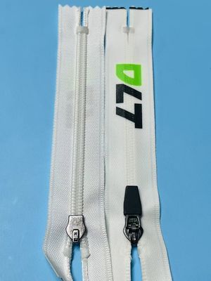 Abbigliamento a prova di tempo in grandi quantità Plastico Poliestere Zipper Slider personalizzato