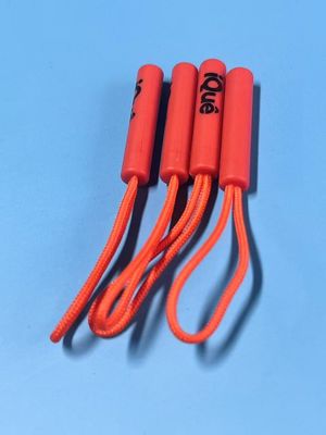 Incrustabile giubbotto di plastica arancione corda oscillante zipper tiratore per vestiti