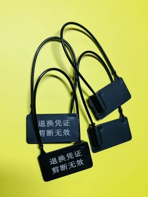 ODM Tag di sicurezza per abbigliamento nero Etichette per abbigliamento Etichette per negozi di abbigliamento