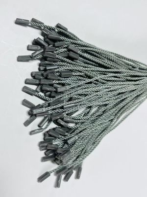 POM Grigio Plastico Nylon Tag Fissori di attacco per tag di appesa