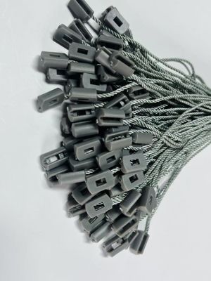 POM Grigio Plastico Nylon Tag Fissori di attacco per tag di appesa