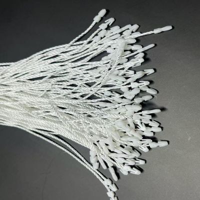 Sostenibile Quadratura Bloccaggio Etichetta di plastica Fastener String Seal CMYK Per Abbigliamento Custom