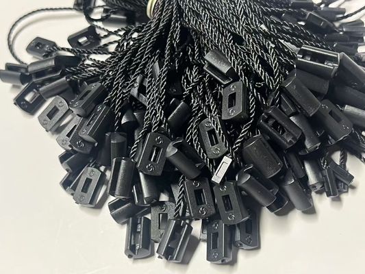OEM sacchetti da bagaglio Tag di appendiabiti serratura String tag prezzo Fasteners nero