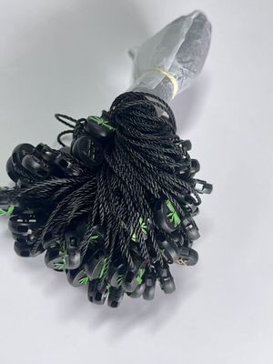 Indumenti appesi Swing Tag di plastica String Fasteners Nero Leggera