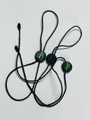 Indumenti appesi Swing Tag di plastica String Fasteners Nero Leggera