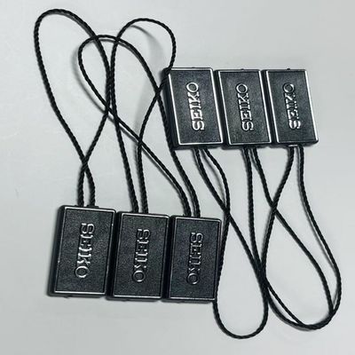 A prova di tempo 3 pollici Black Hang Tag String Swing Tag Thread 100pcs