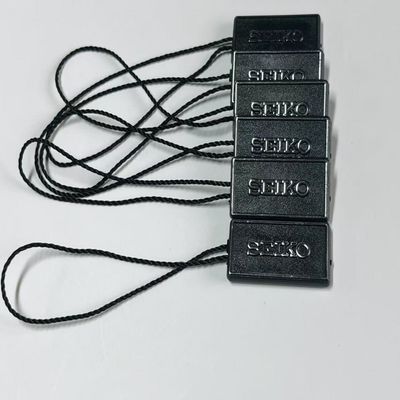 A prova di tempo 3 pollici Black Hang Tag String Swing Tag Thread 100pcs