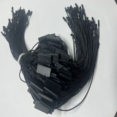 Swing flessibile su misura Black Hang Tag String For Clothing Garment