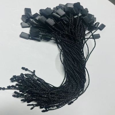 ODM 7 pollici rettangolare nero etichetta di plastica fissanti stringa flessibile