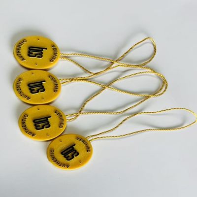 10 pollici giallo plastica tag fissante loop blocco pin tag per vestiti