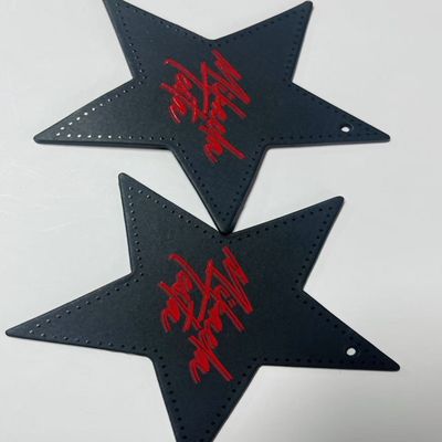 Abbigliamento commerciale Swing Abbigliamento Hang Tag Star Design Per Favori di Festa