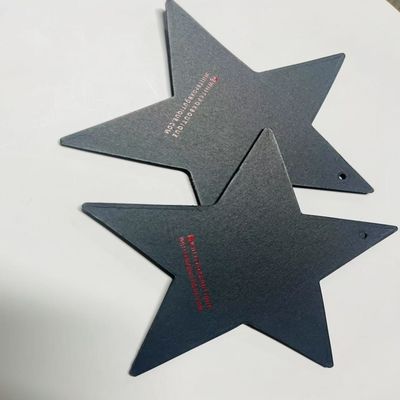 Abbigliamento commerciale Swing Abbigliamento Hang Tag Star Design Per Favori di Festa