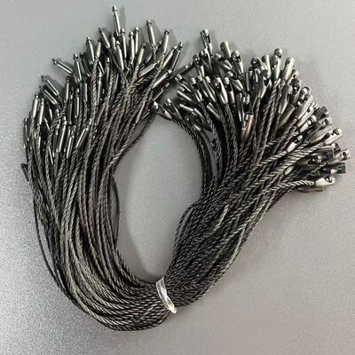 Black Garment Swing Tags Quantity 100 Pieces Customizable Apparel Tags Suitable for Clothing Labels and Retail Packaging