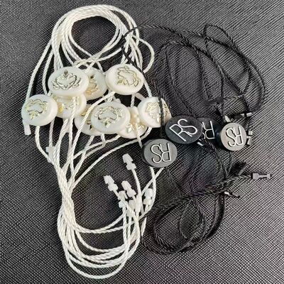 Approximately 10 Inches Hanging Length Plastic Tag Fastener Suitable for Bags Made from Durable Plastic Texture Ensuring Attachment