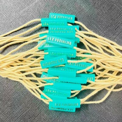 Garment Tagging Plastic Tag Fastener Standard Embossed Technic Suitable for Various Apparel Tagging Applications