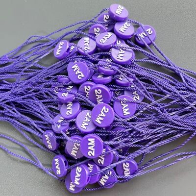 Embossed Plastic Tag Fastener Eco Friendly Durable Secure Attachment Ideal for Watch Labeling and Identification Solutions