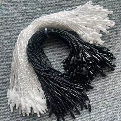 Fissaggi flessibili in nylon per etichette, lunghezza 4 pollici, soluzione di fissaggio durevole e resistente, adatti per etichette di abbigliamento e uso industriale