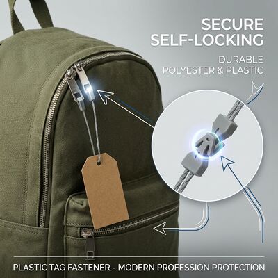 Casual Occasion Tag di plastica Fastener Eco-friendly Durable per lungo periodo